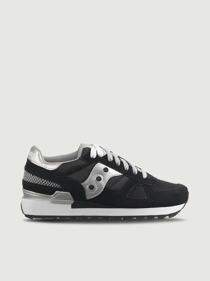 Sneaker Saucony Shadow Original nero e argento