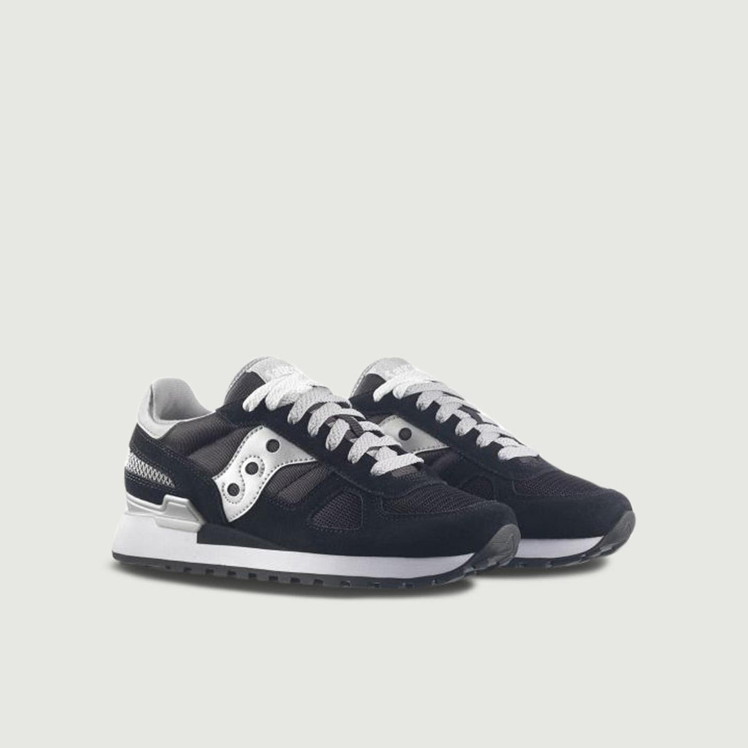 Sneaker Saucony Shadow Original nero e argento