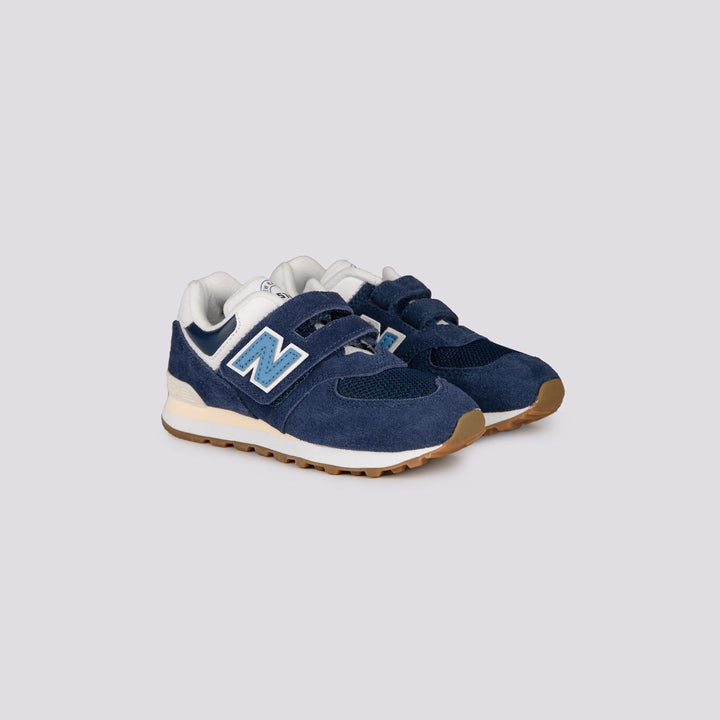 Sneaker bambino 574 hook & loop navy
