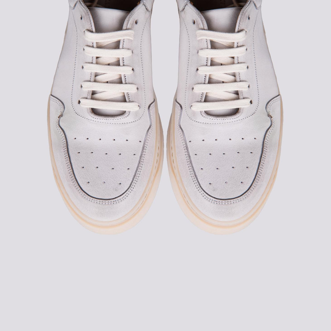 Sneaker in pelle effetto vintage "Camelia"