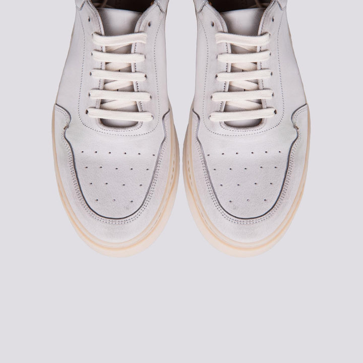 Sneaker in pelle effetto vintage "Camelia"