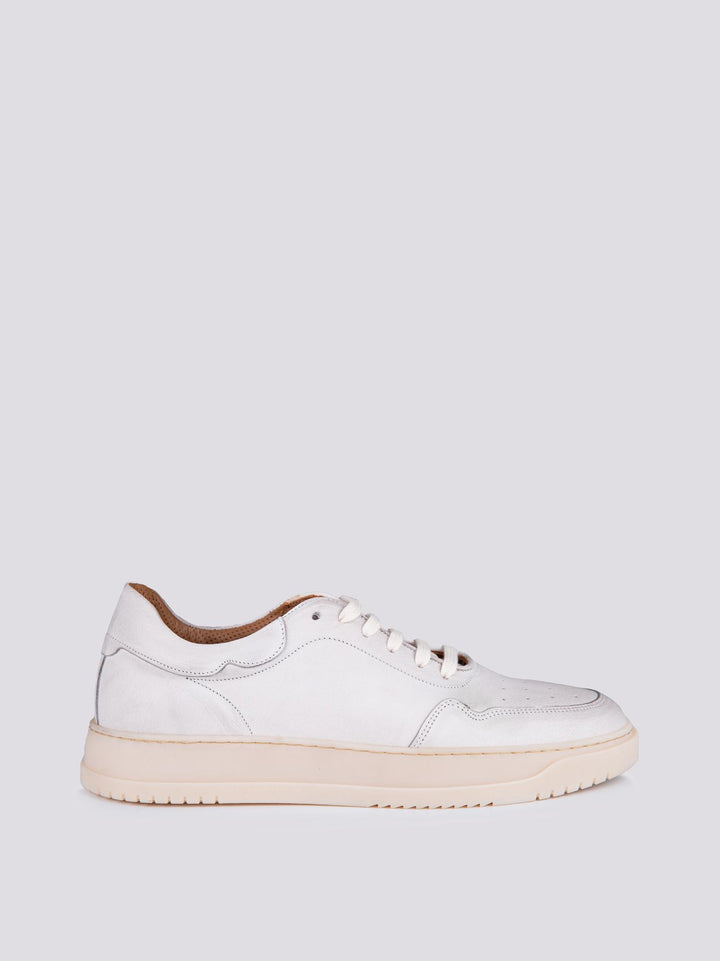 Sneaker in pelle effetto vintage "Camelia"