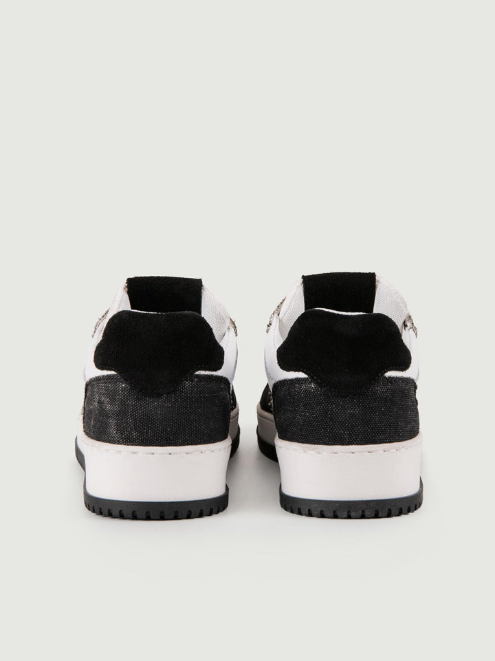 Sneakers COLLEGE VINTAGE nere e bianche