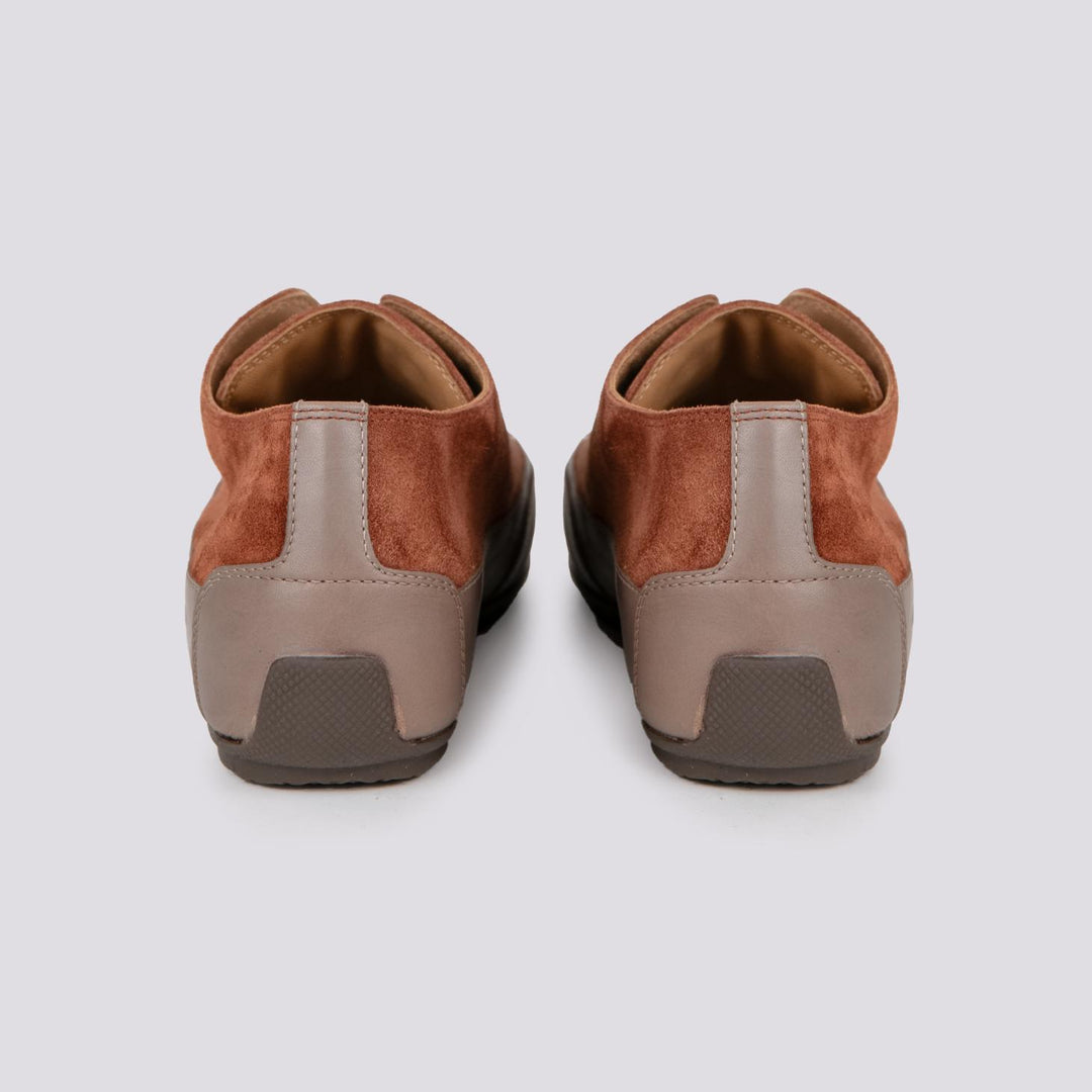 Sneakers Rock in camoscio cognac
