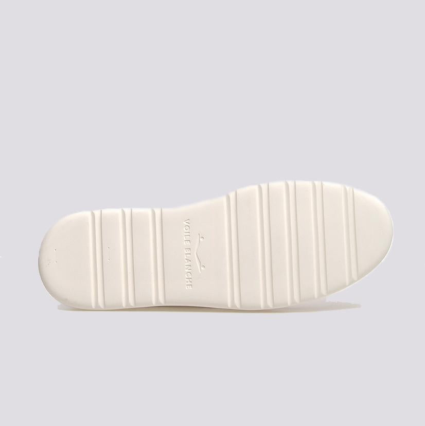 Sneakers in pelle con punta in rafia intrecciata Layton