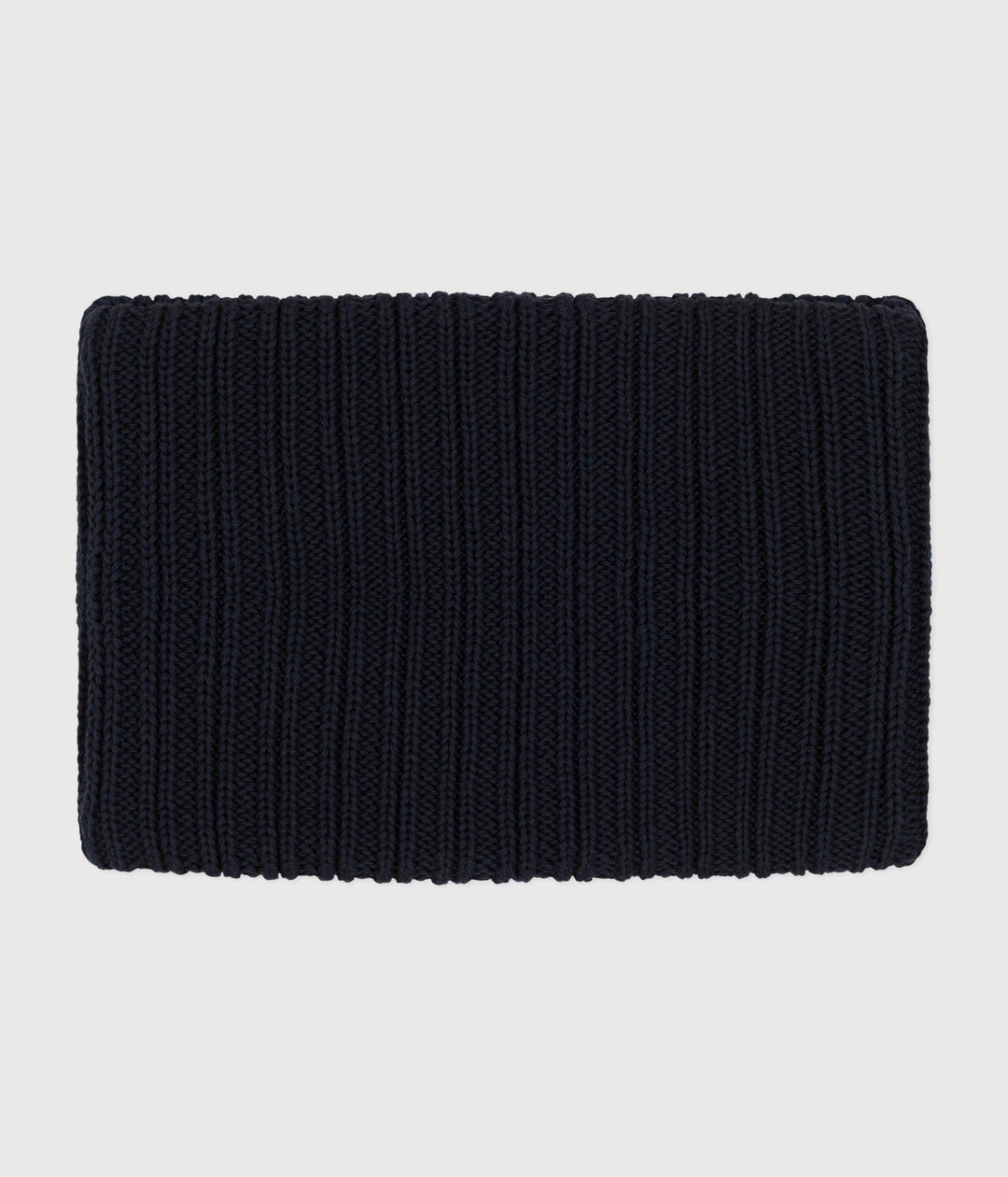 Snood nero in maglia foderata in pile bambino