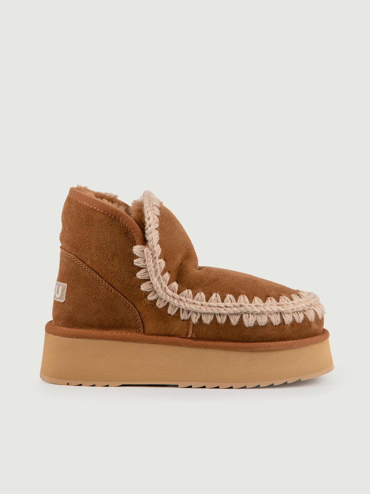 Stivaletto Mou Mini eskimo platform boot Cognac
