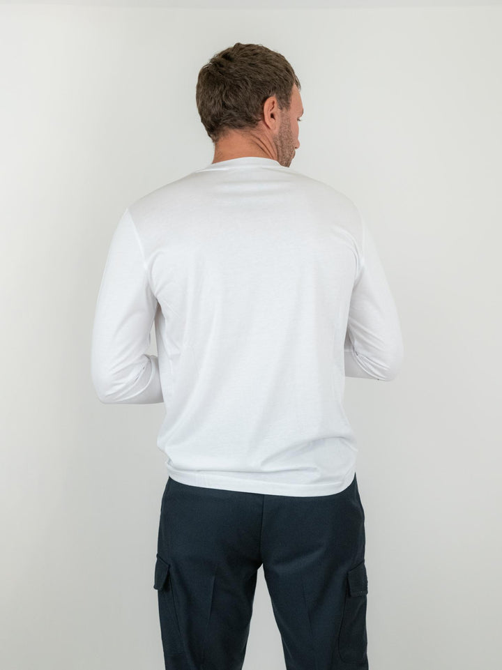 T-SHIRT A MANICA LUNGA BIANCA