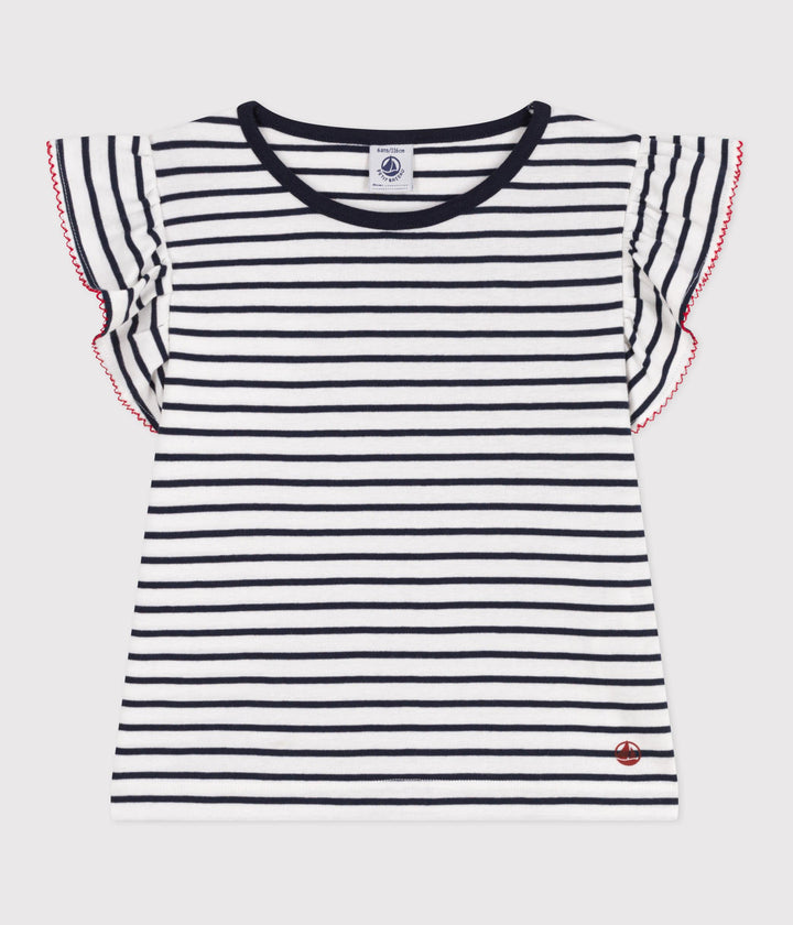 T-SHIRT A MANICHE CORTE A RIGHE T-shirt