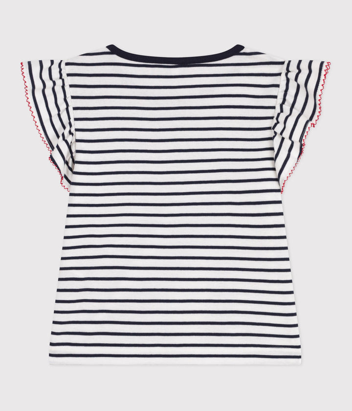 T-SHIRT A MANICHE CORTE A RIGHE T-shirt