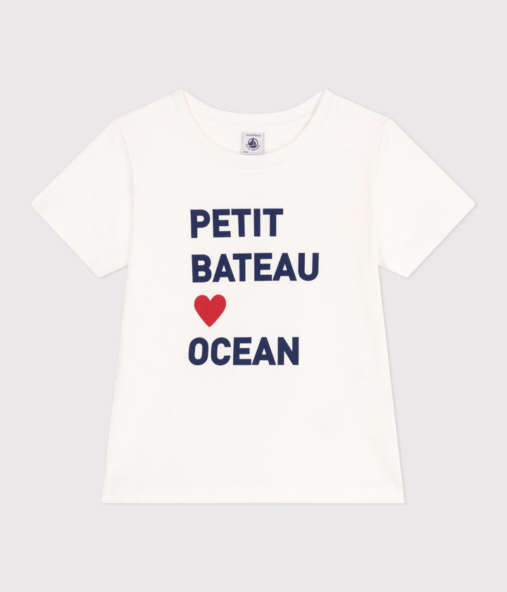 T-SHIRT A MANICHE CORTE CON STAMPA