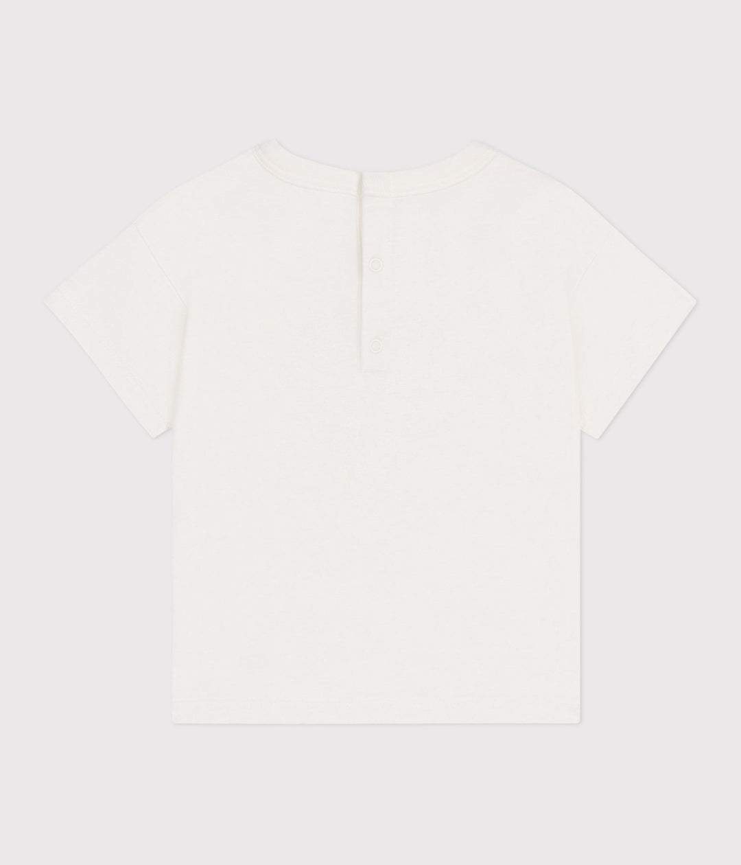 T-SHIRT A MANICHE CORTE TINTA UNITA CON STAMPA