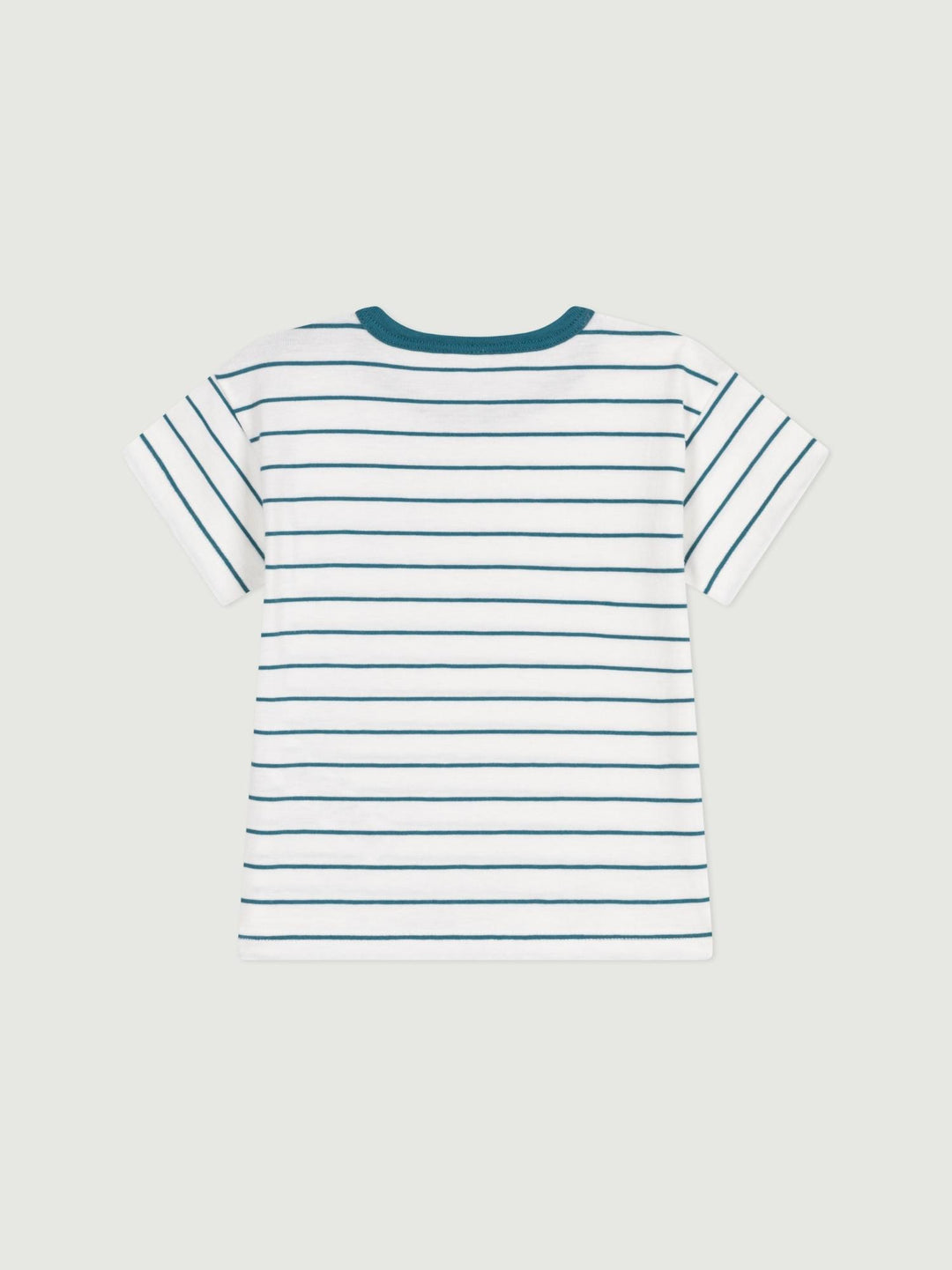 T-SHIRT A MANICHE CORTE in COTONE a righe BEBè
