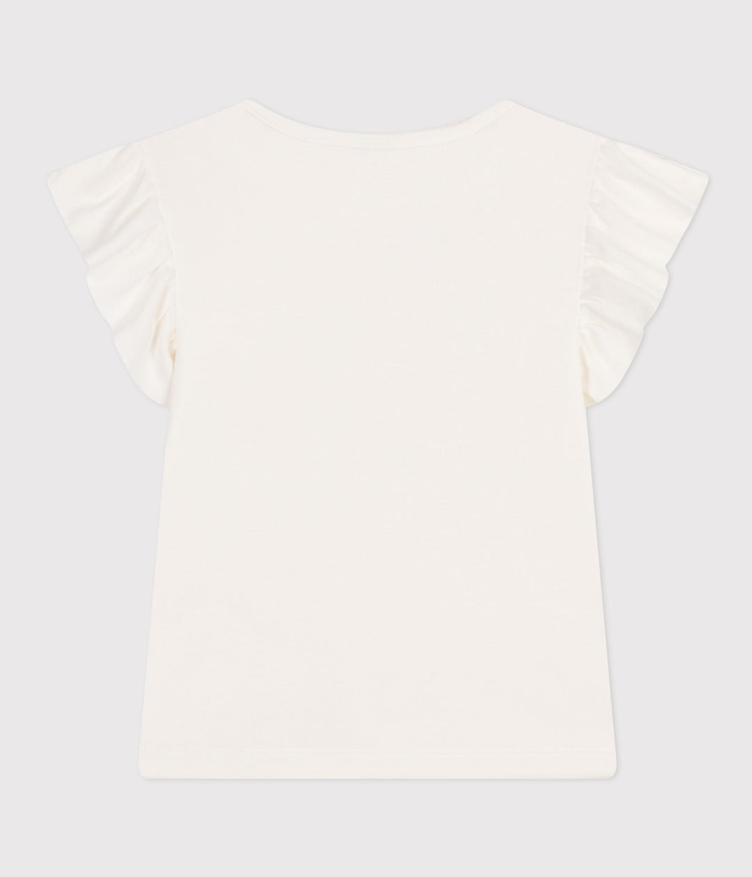 T-SHIRT BAMBINA IN COTONE BIANCA