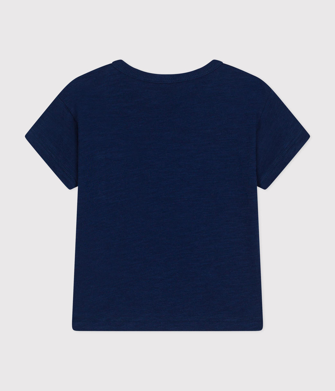 T-SHIRT BEBÈ A MANICHE CORTE IN JERSEY FIAMMATO