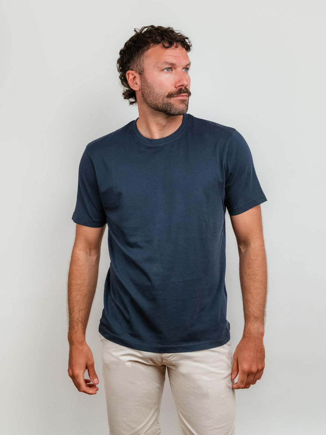 T-SHIRT IN JERSEY BLU NAVY
