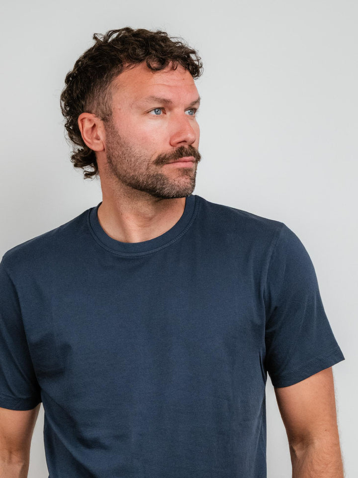 T-SHIRT IN JERSEY BLU NAVY