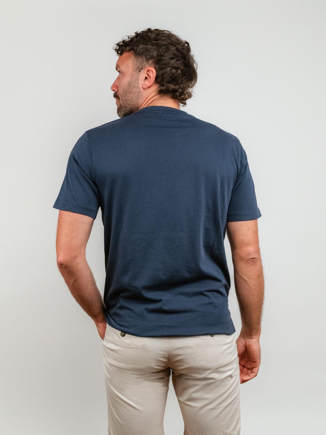 T-SHIRT IN JERSEY BLU NAVY