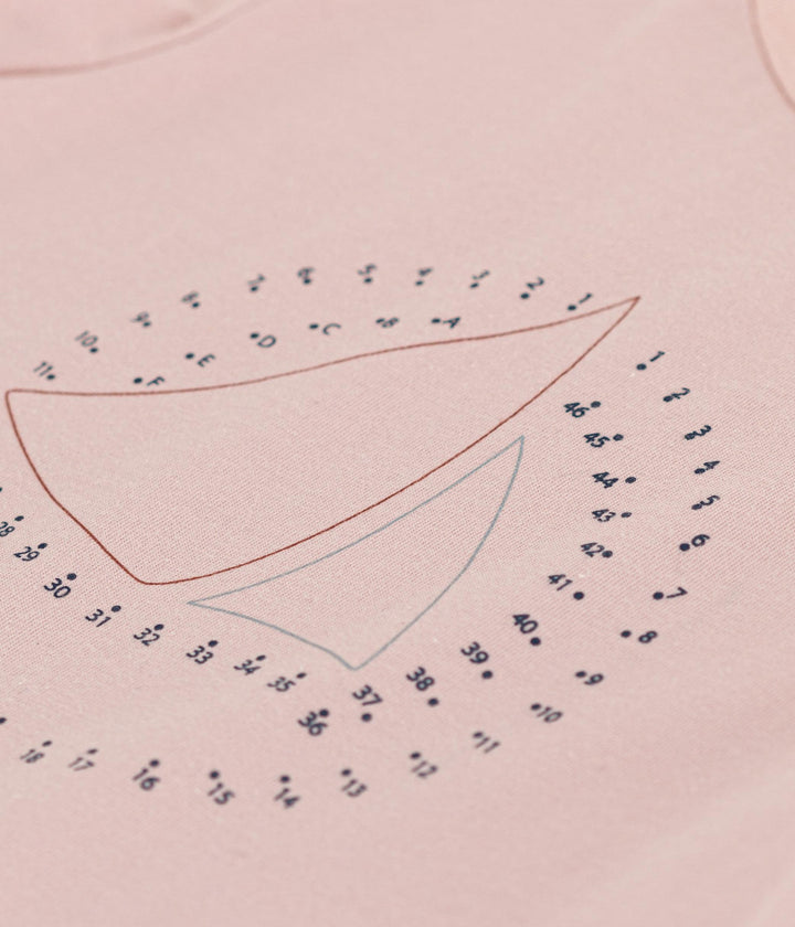 T-SHIRT ROSA IN JERSEY LEGGERO BAMBINA