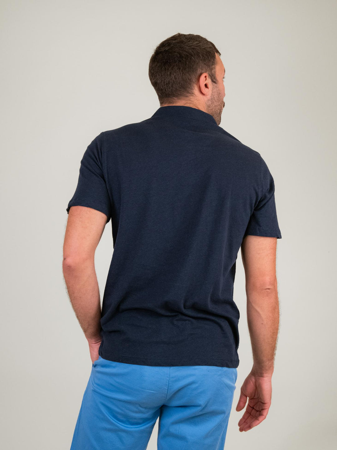 T-SHIRT STILE POLO BLU NAVY