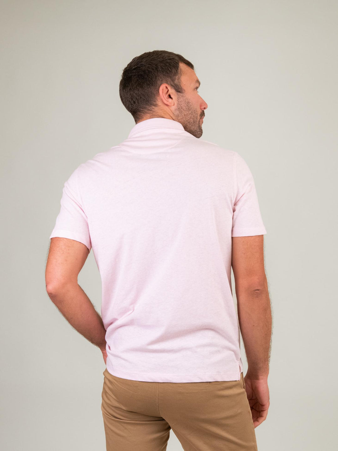 T-SHIRT STILE POLO ROSA
