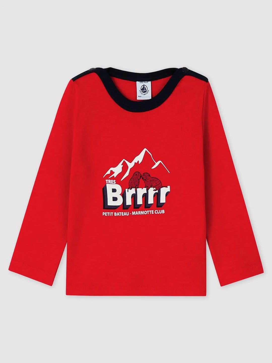 T-shirt a manica lunga rossa