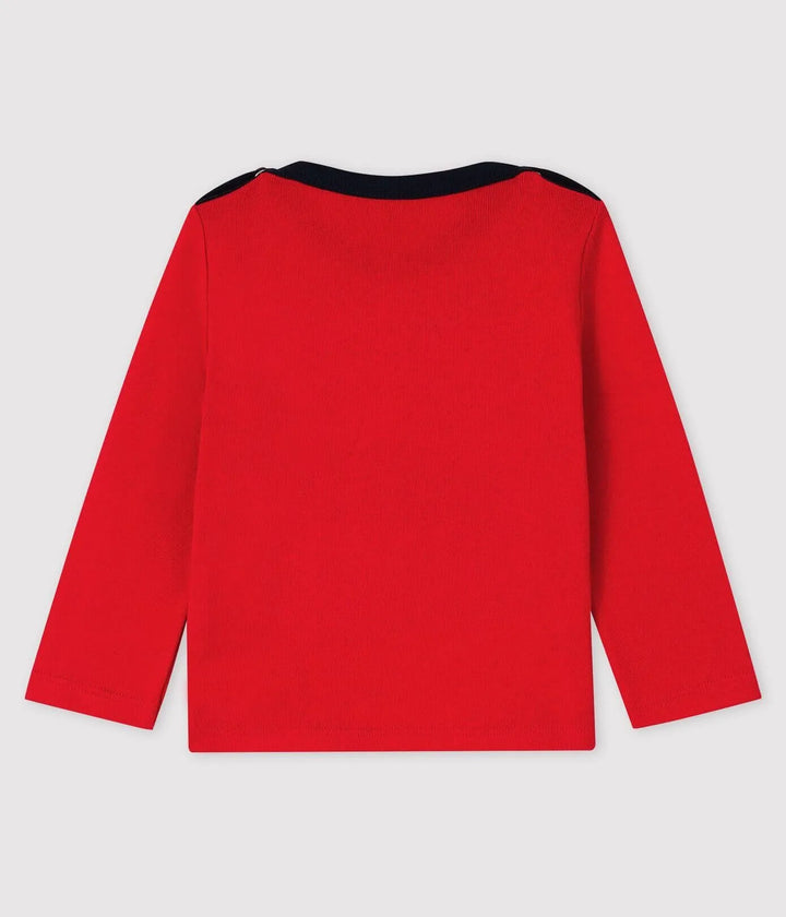 T-shirt a manica lunga rossa