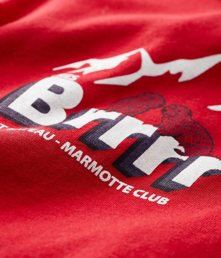T-shirt a manica lunga rossa