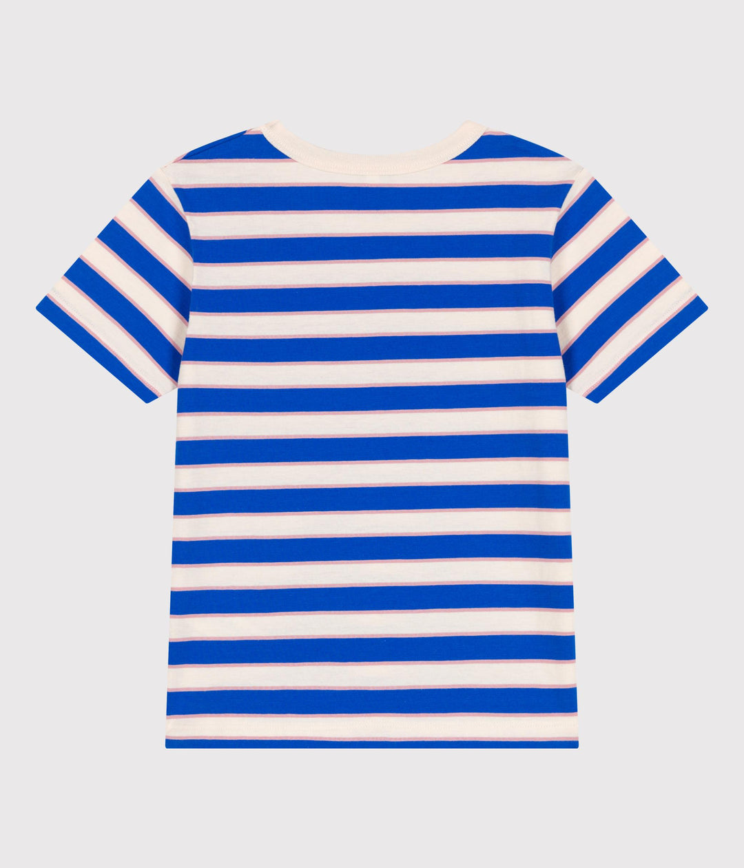 T-shirt a maniche corte in cotone a righe bambino