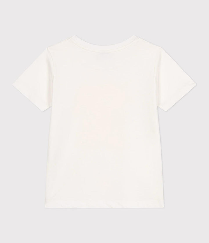 T-shirt a maniche corte in cotone con stampa bambino
