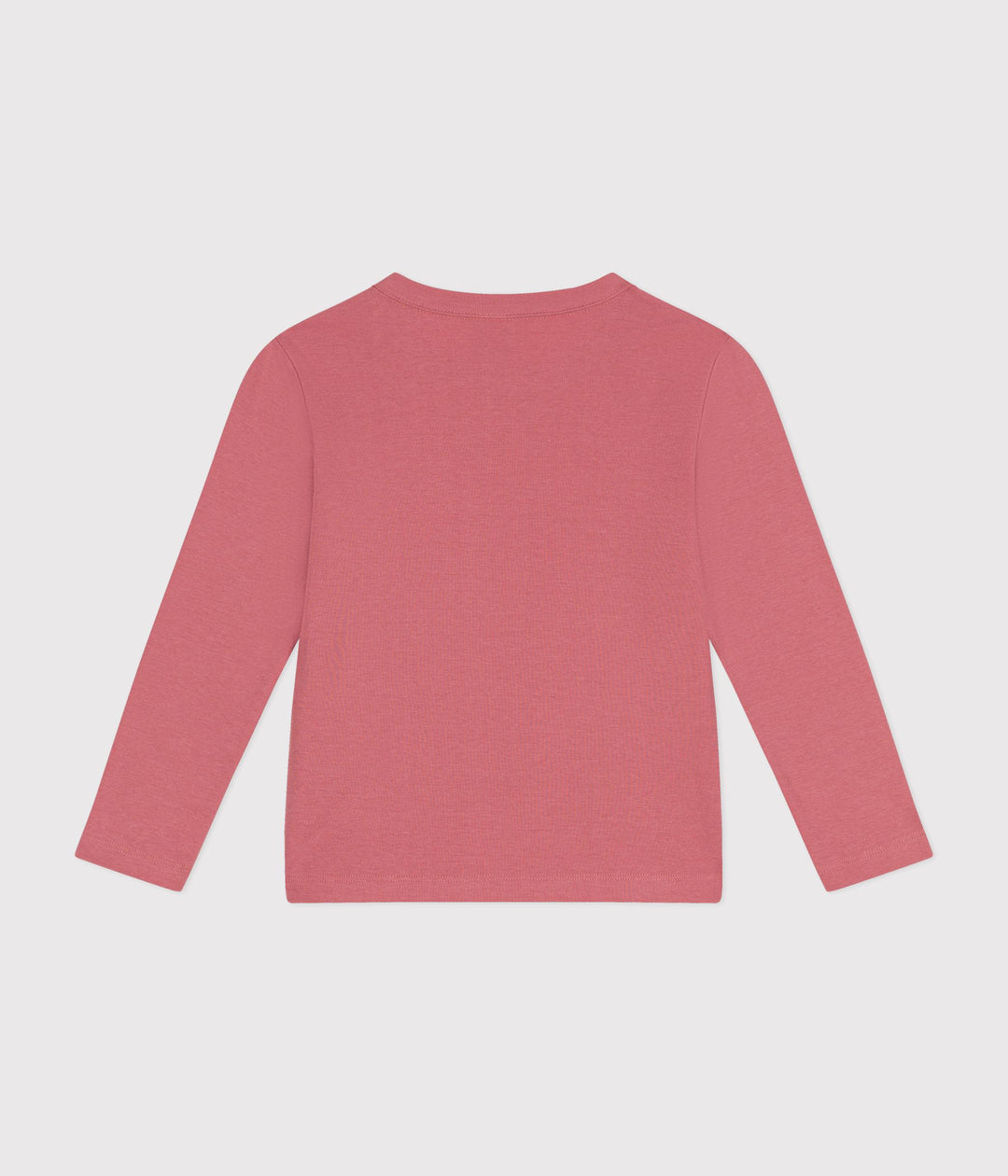 T-shirt a maniche lunghe a costine rosa