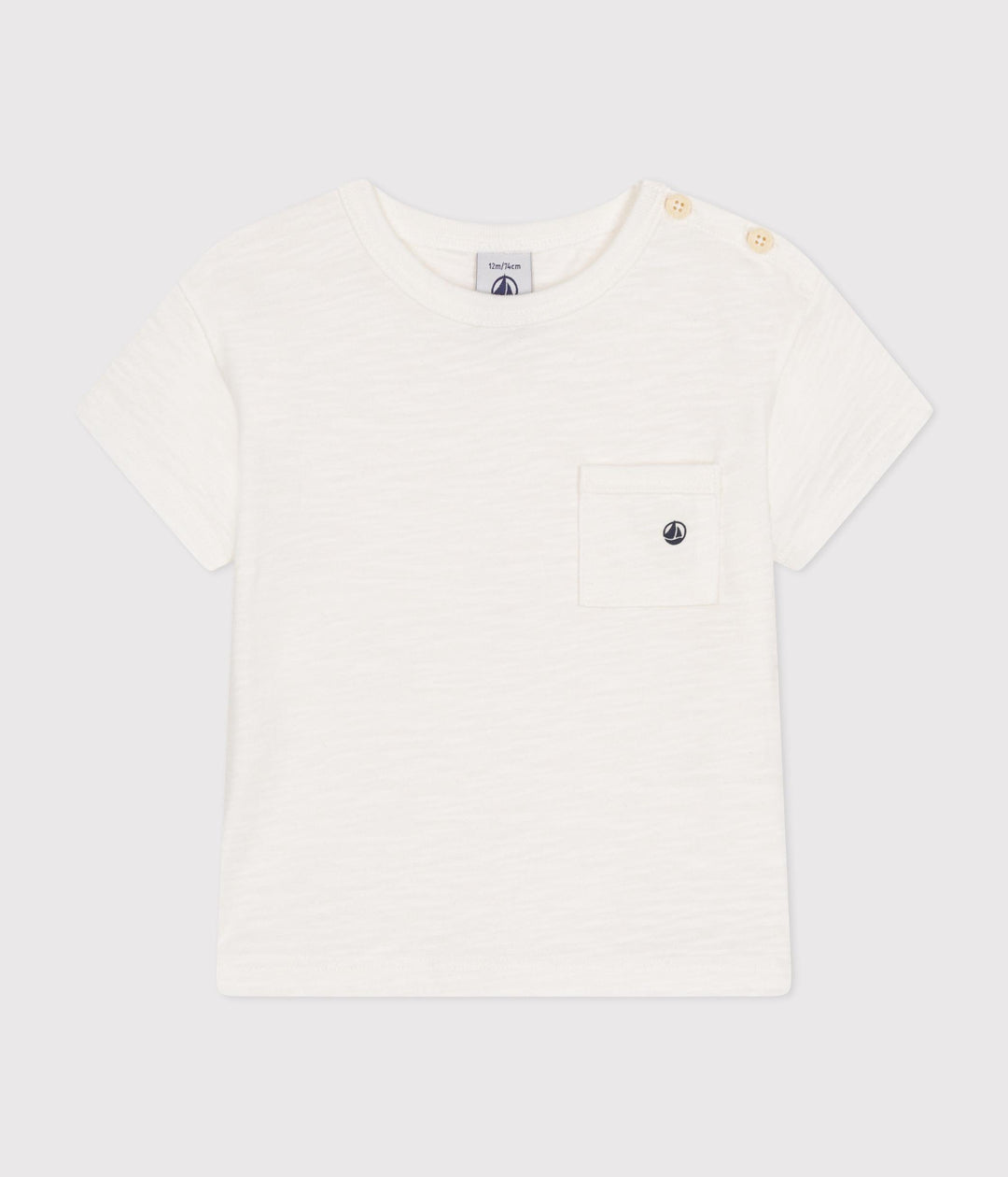 T-shirt bebè a maniche corte in jersey fiammato