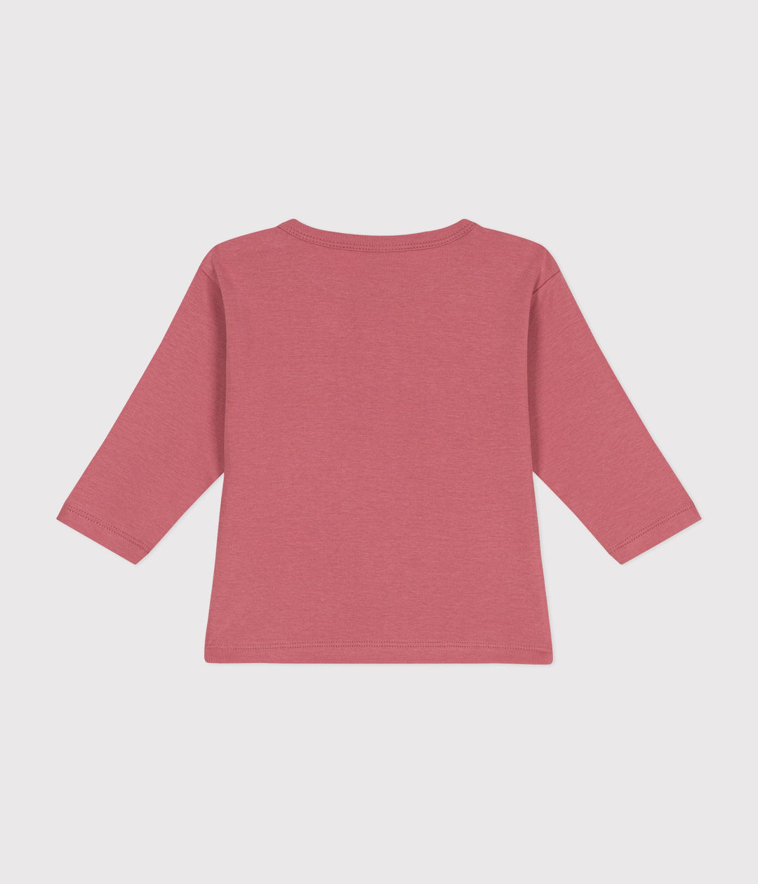 T-shirt rosa con stampa fiorellini a maniche lunghe