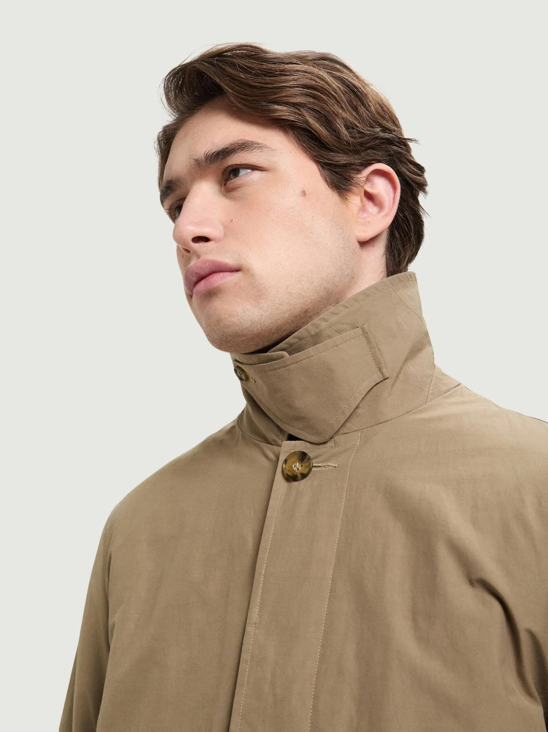 TRENCH G10 CON PATTA ANTIVENTO TAN