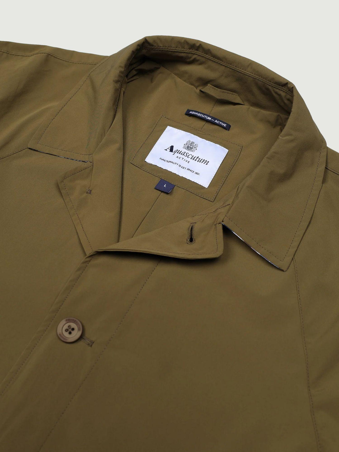 TRENCH IMPERMEABILE VERDE