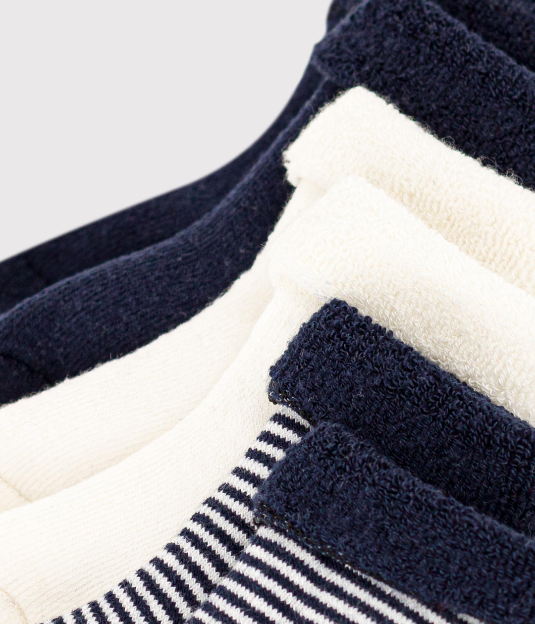 TRIO DI CALZINE NEONATO IN TRICOT