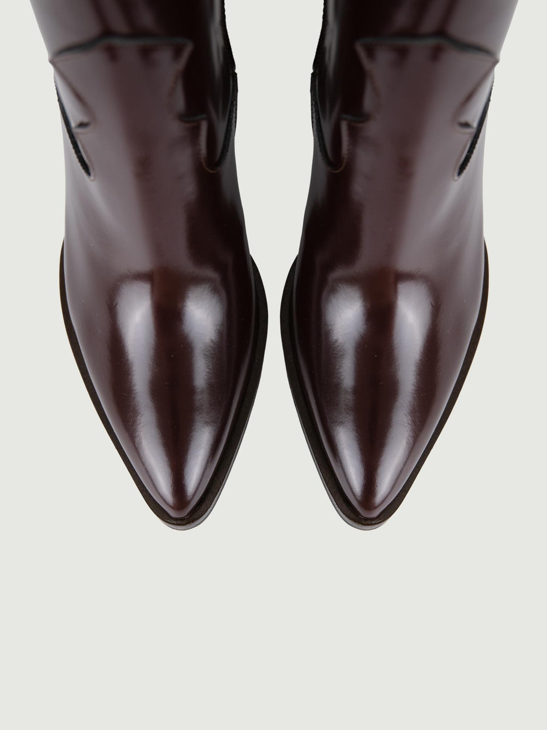 TRONCHETTO TEXANO IN PELLE MARRONE