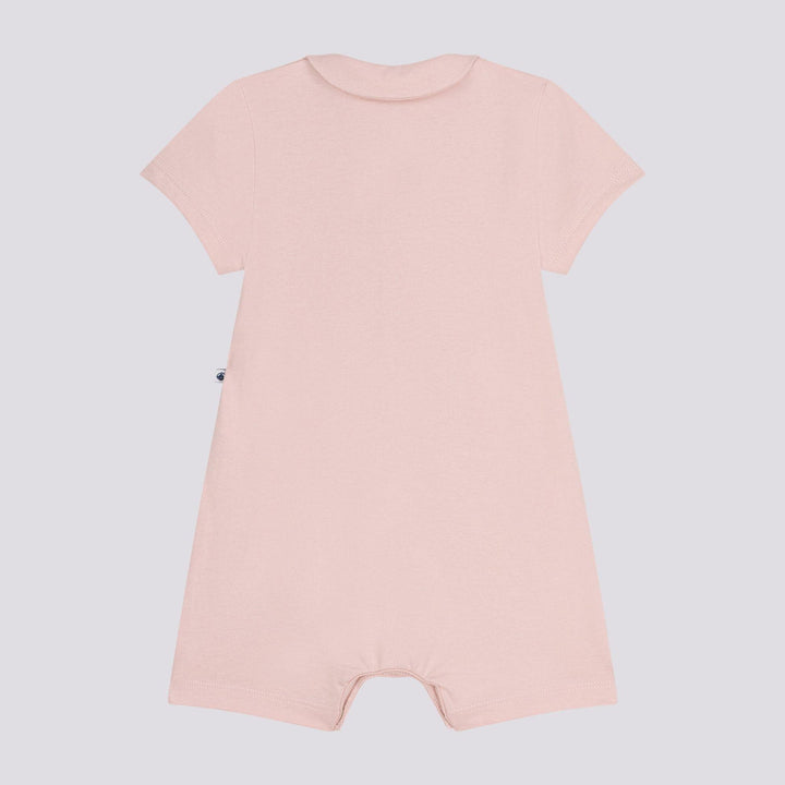 TUTINA CORTA BEBÈ IN JERSEY LEGGERO ROSA