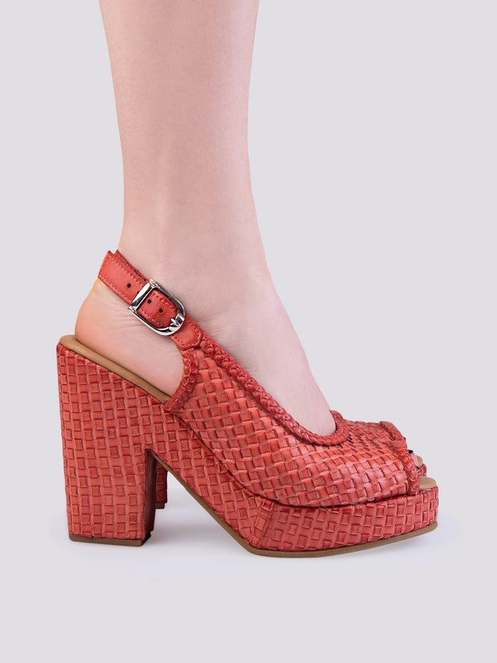 ZEPPA IN PELLE INTRECCIATA