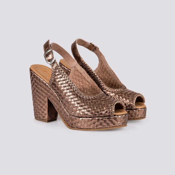 ZEPPA IN PELLE INTRECCIATA