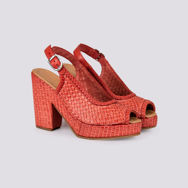 ZEPPA IN PELLE INTRECCIATA