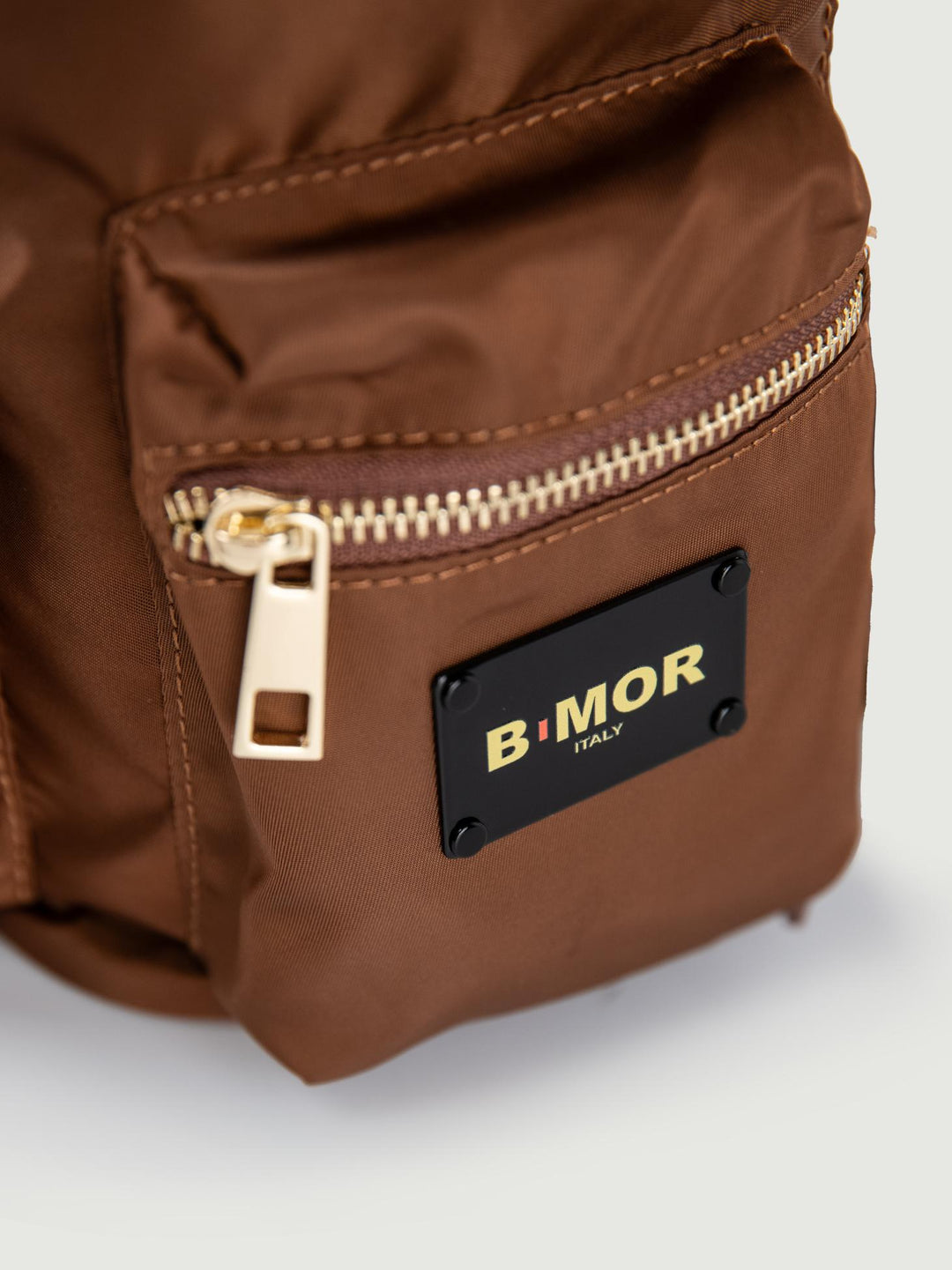 Zaino Zailon in tessuto Nylon marrone