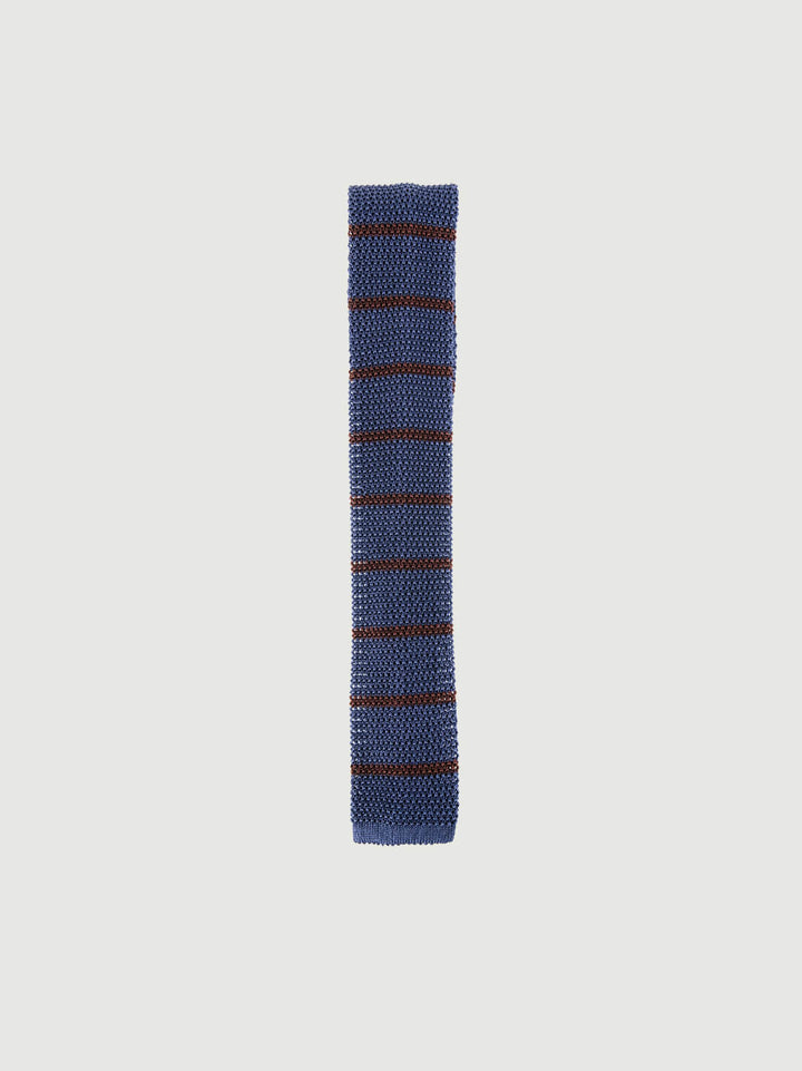 CRAVATTA TRICOT CARTA ZUCCHERO A RIGHE