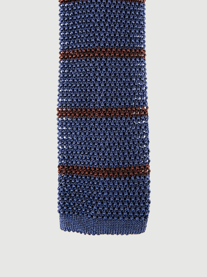 CRAVATTA TRICOT CARTA ZUCCHERO A RIGHE