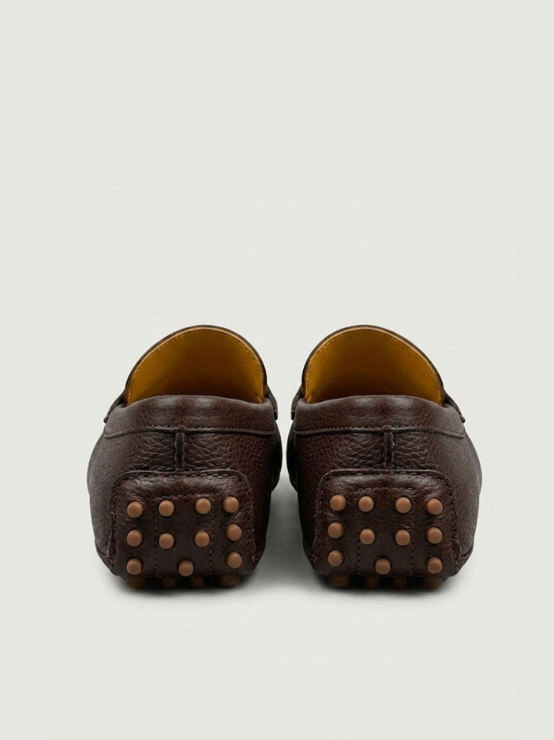 Mocassino Penny con gommini in pelle di cervo ebano U8950 EBANO ANDREA MORANDO 