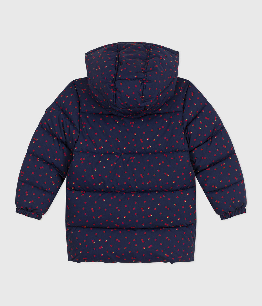 PIUMINO LUNGO BLU STAMPA MELE A0EGR 01 PETIT BATEAU 