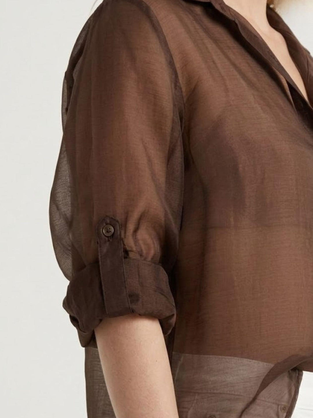Camicia semitrasparente testa moro M796/071 5 ANDREA MORANDO 