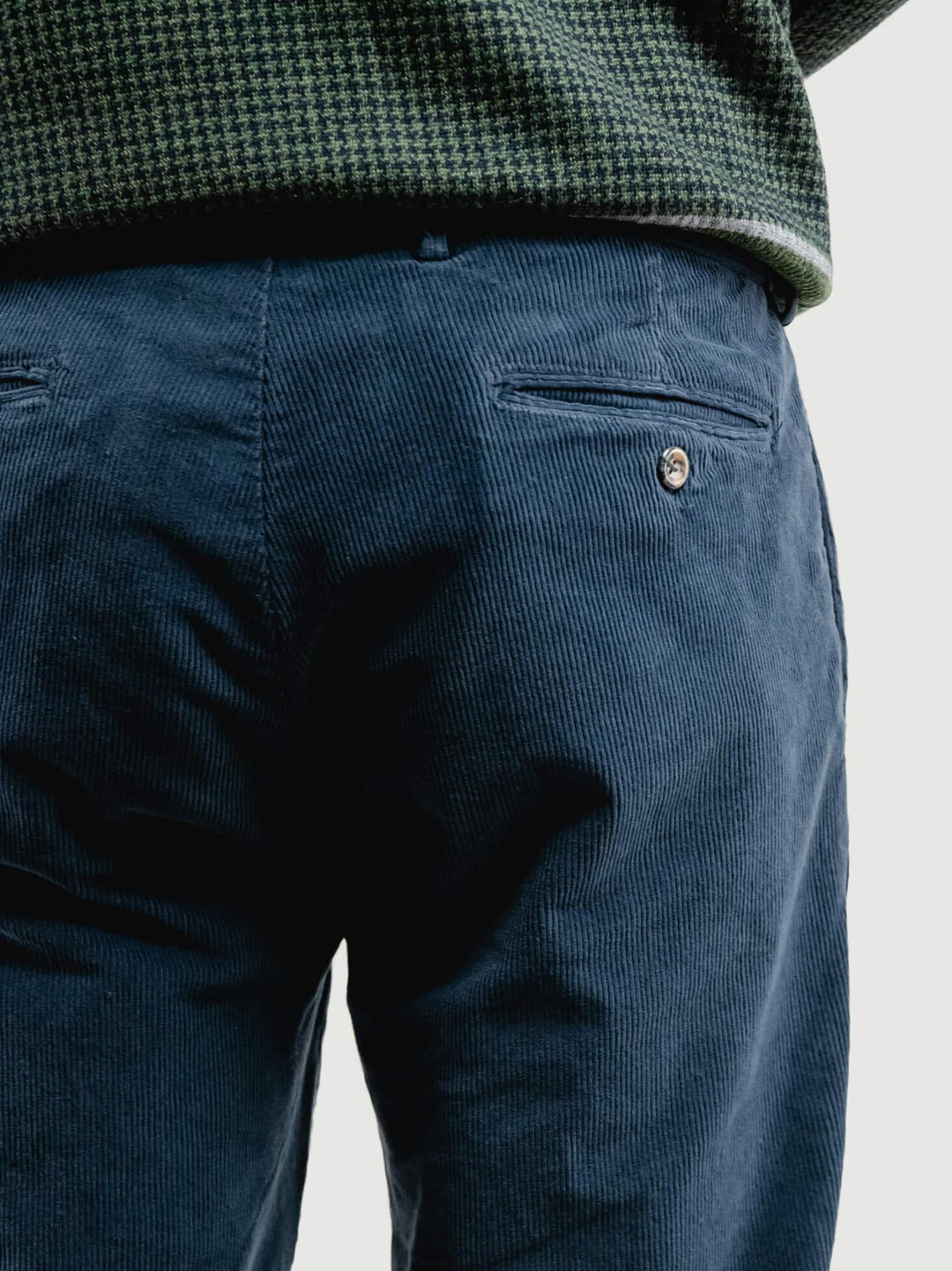 PANTALONE IN VELLUTO COSTE BLU BU26W16PAPA 222 ANDREA MORANDO 