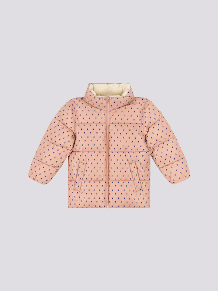 PIUMINO CON CAPPUCCIO ESTRAIBILE BAMBINA A08A9 01 PETIT BATEAU 
