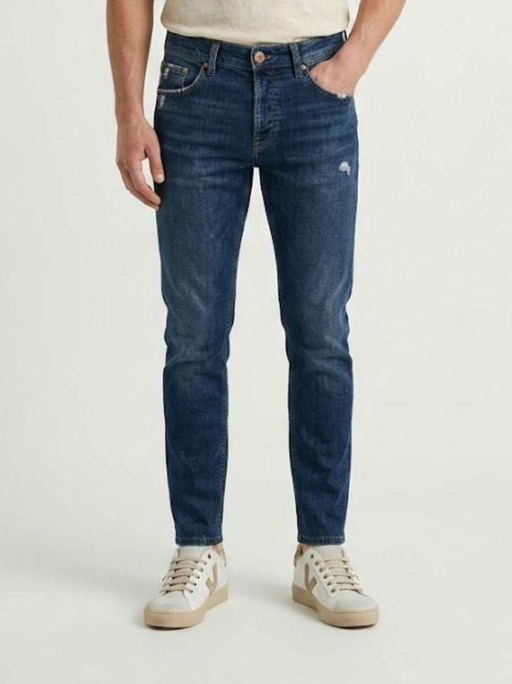 Jeans Barney denim used blu medio BARNEY018 S2 UNIFORM 
